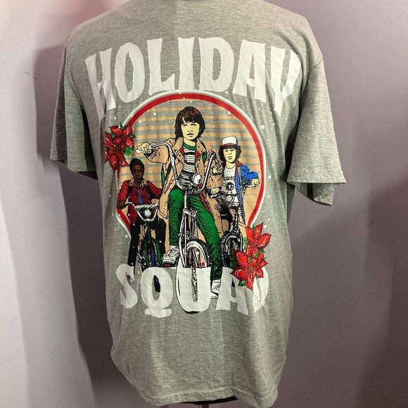 Christmas T Shirt, Stranger Things, EUC, Size L - Picture 1 of 7
